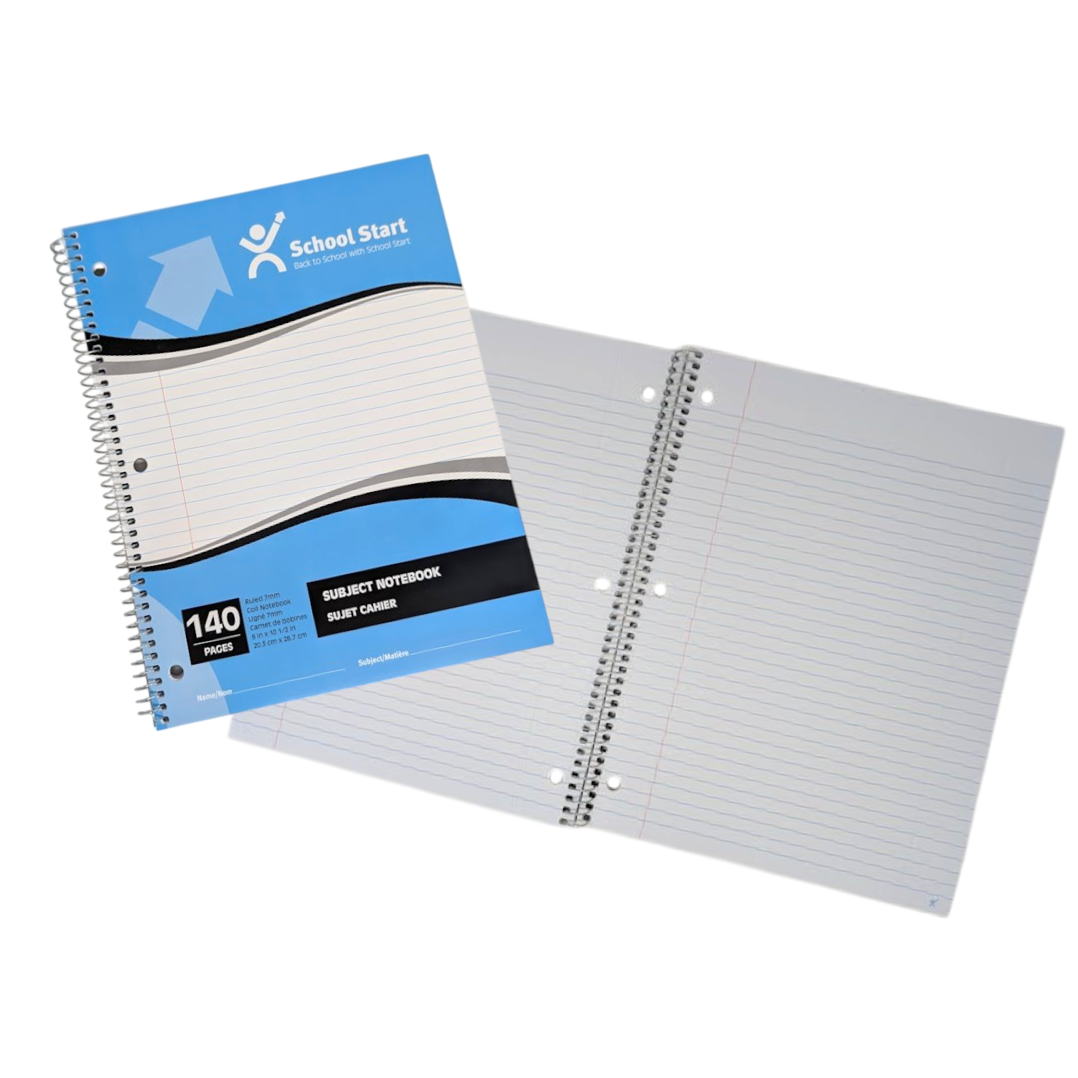 School Start Coil Note Book (10 1/2