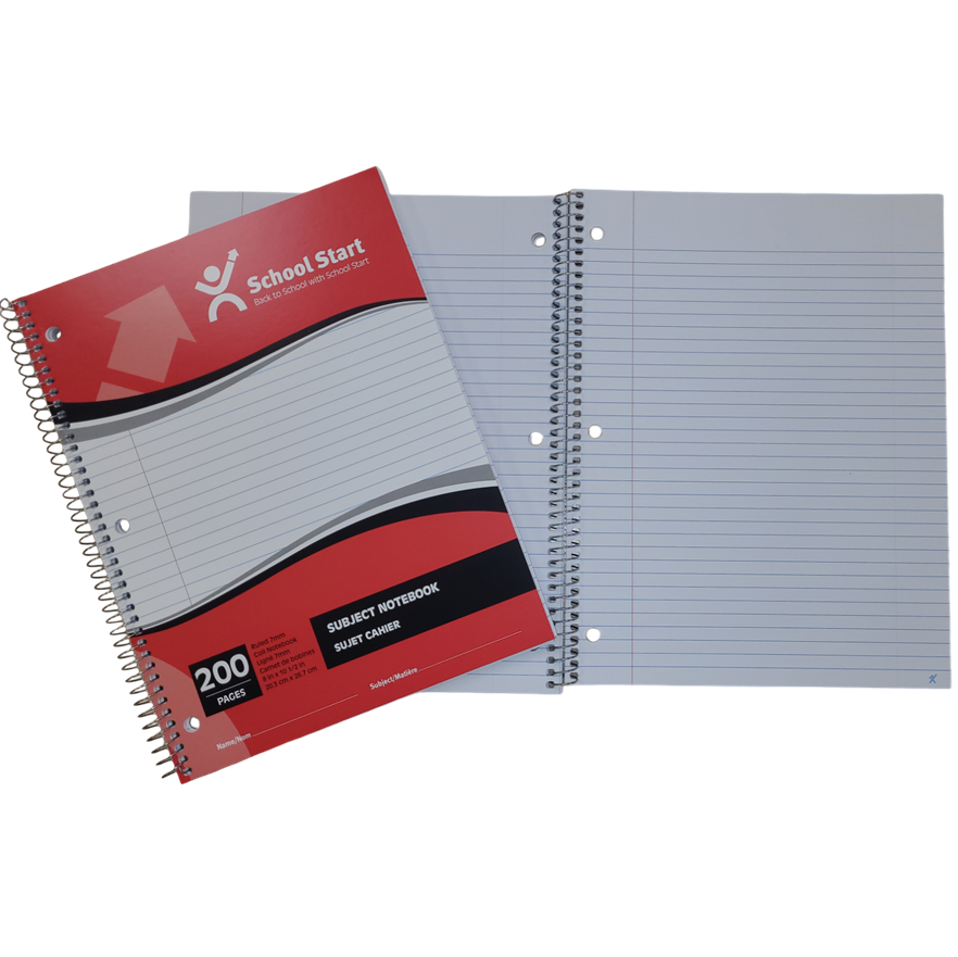School Start Coil Note Book (10 1/2