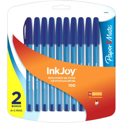 Paper Mate Inkjoy 100 - 10 pack (Blue) image