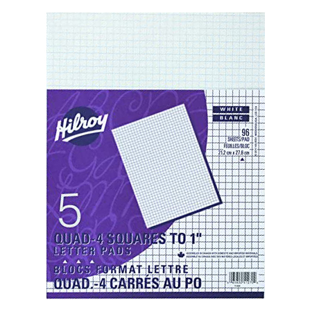 Hilroy Figuring Pad Quad 4/1