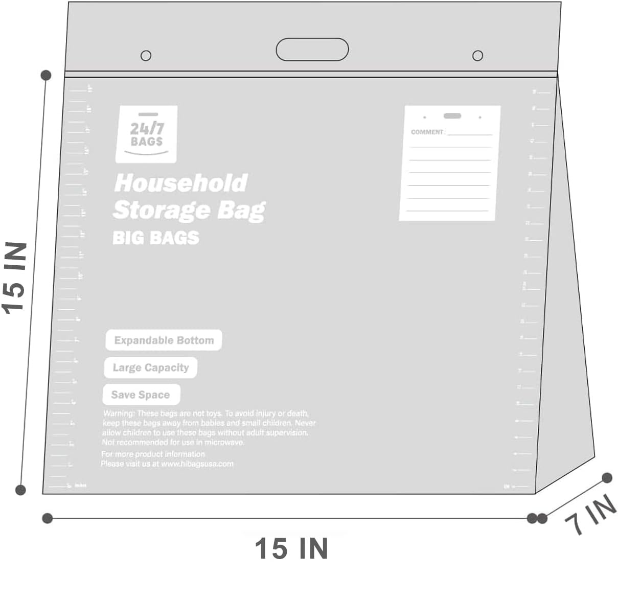Ziplock L Big Bags (15