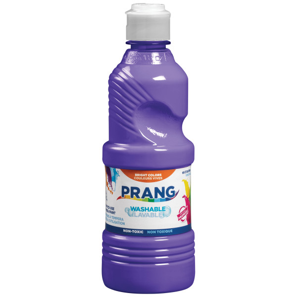 Prang Washable Liquid Tempera Paint (473 ml clear bottle) Purple image
