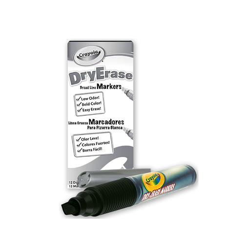 Crayola Dry Erase Marker Broad Line (Black)  image