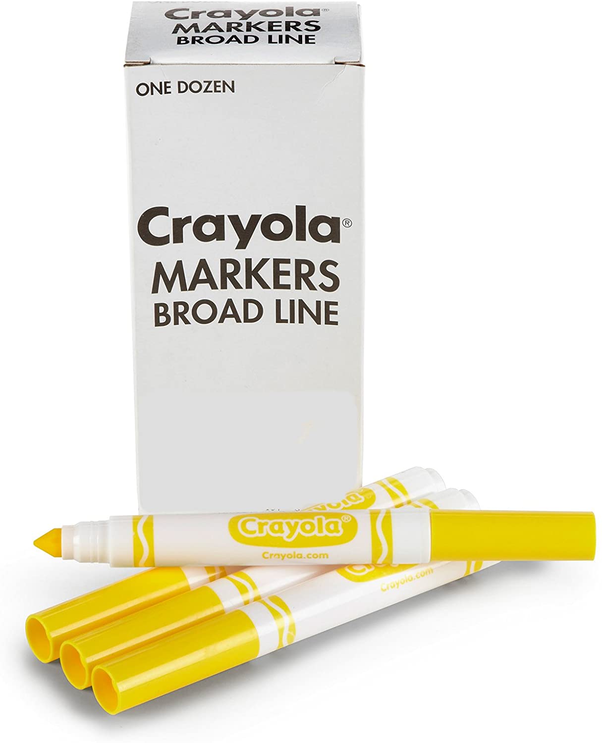 Crayola Broad Line Markers (Yellow) - 12 Pack image