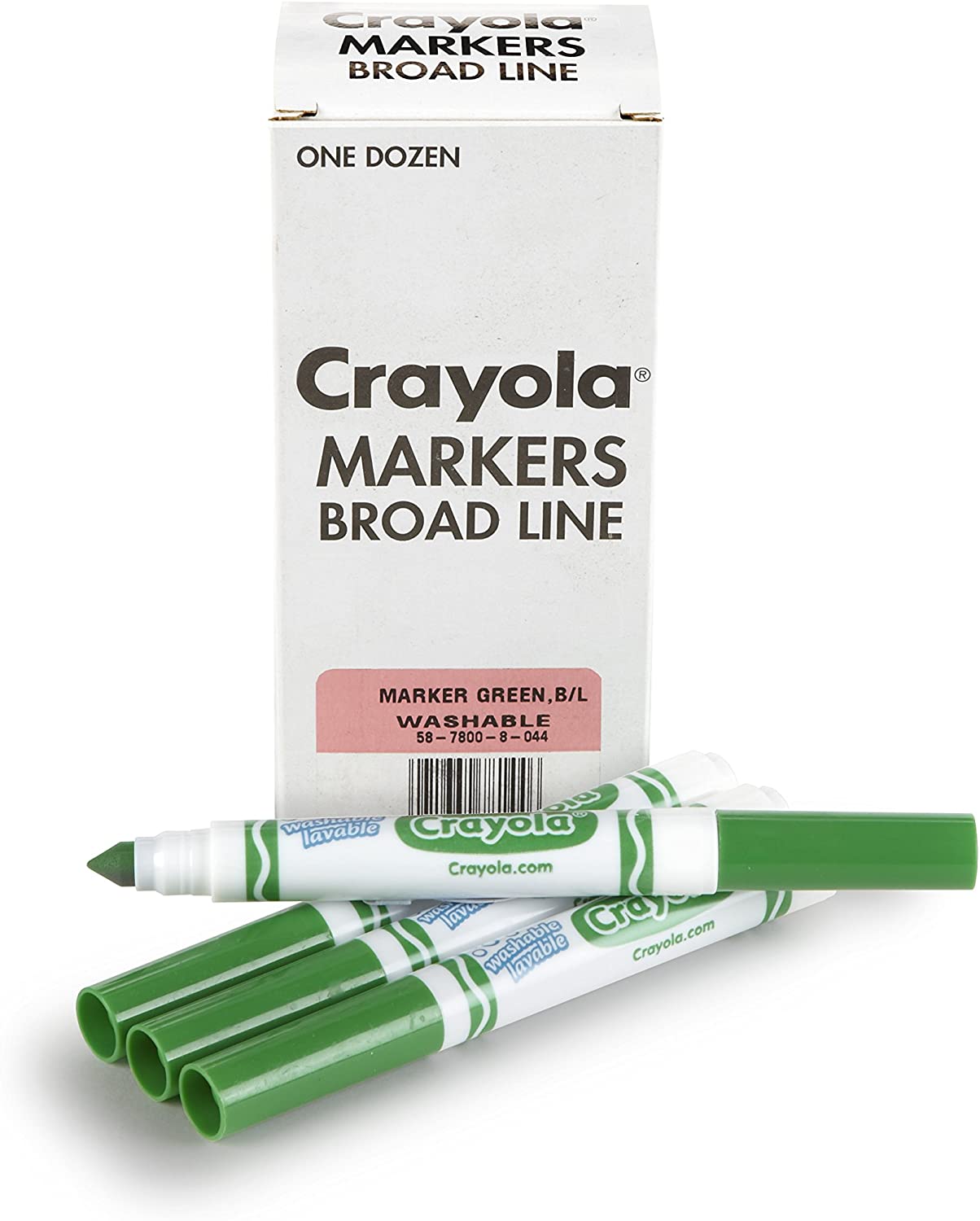 Crayola Broad Line Markers (Green) - 12 Pack image