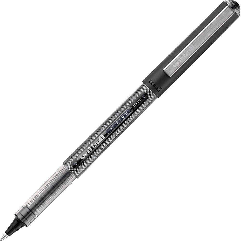 Uni-Ball Vision Rollerball Micro Point Pen (0.5 mm) - Black image