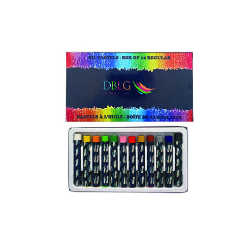 School Start Oil Pastels - 12 colour set (regular size) image