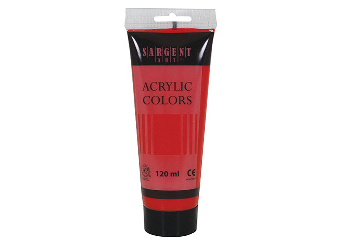 Handy Art Heavy Body Acrylic Tube Paint 5oz - Bright Red image