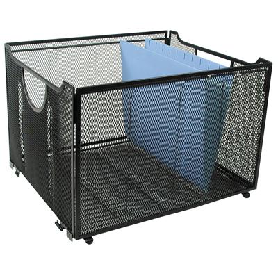 Winnable Mesh Letter/Legal File Box Black (15