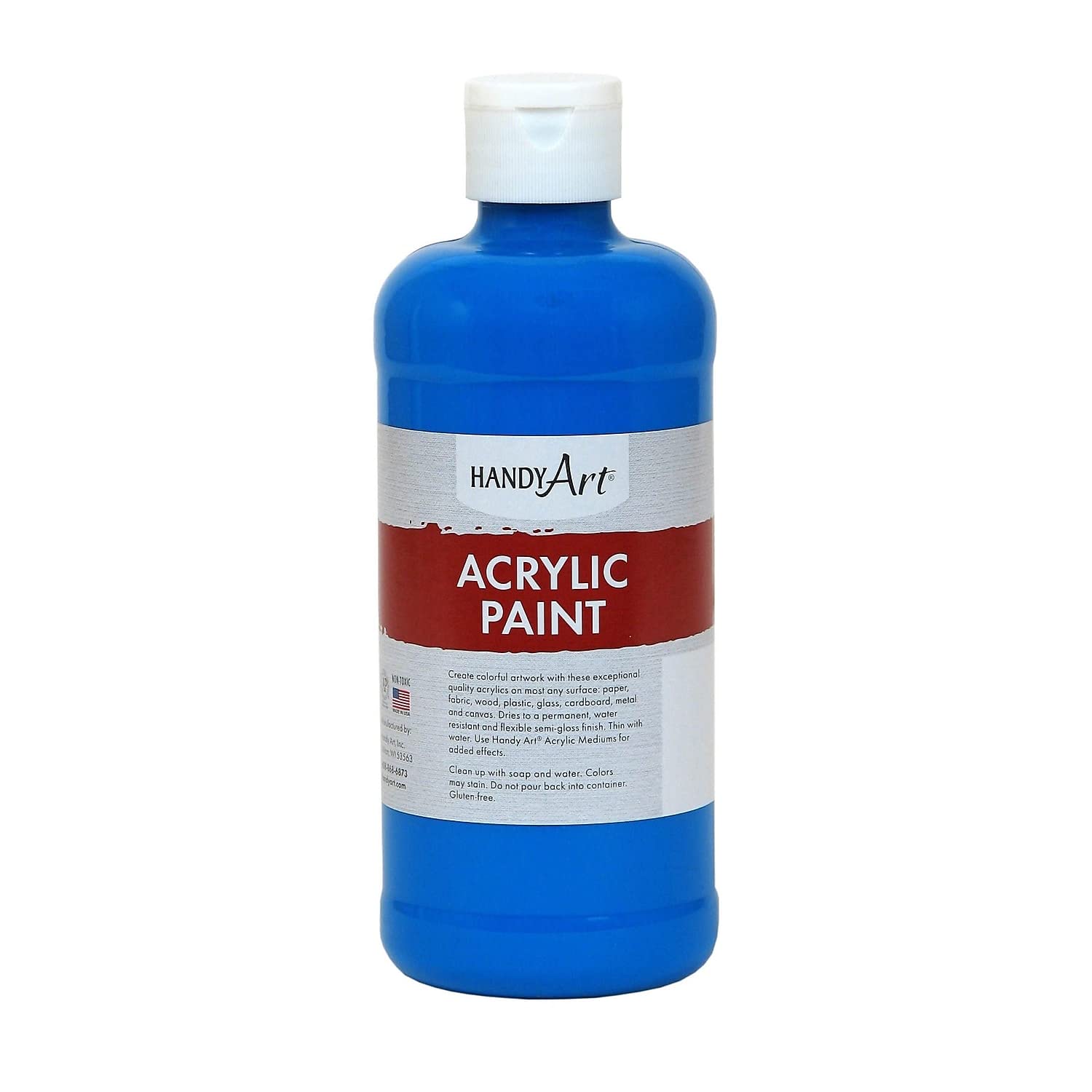 Handy Art 8oz Acrylic Paint - Cobalt Blue image