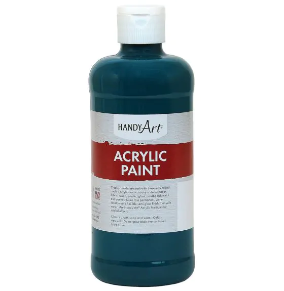 Handy Art 8oz Acrylic Paint - Phthalo Green image