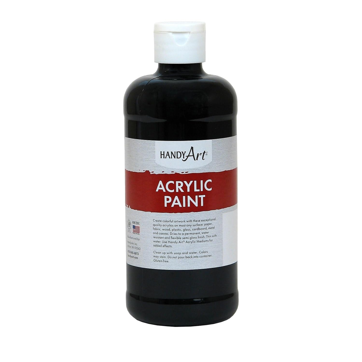 Handy Art 8oz Acrylic Paint - Mars Black image
