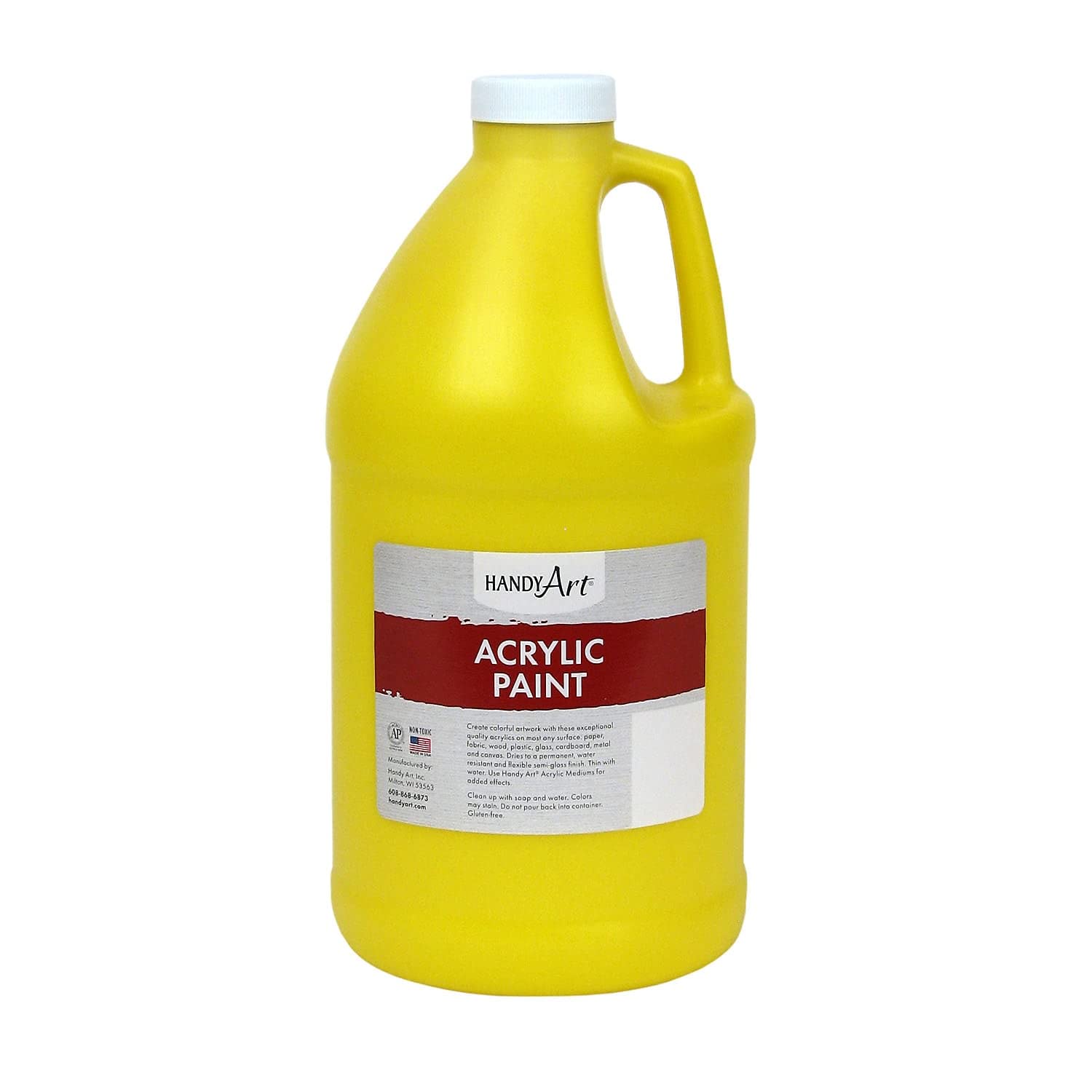 Handy Art 64oz Acrylic Paint - Chrome Yellow image