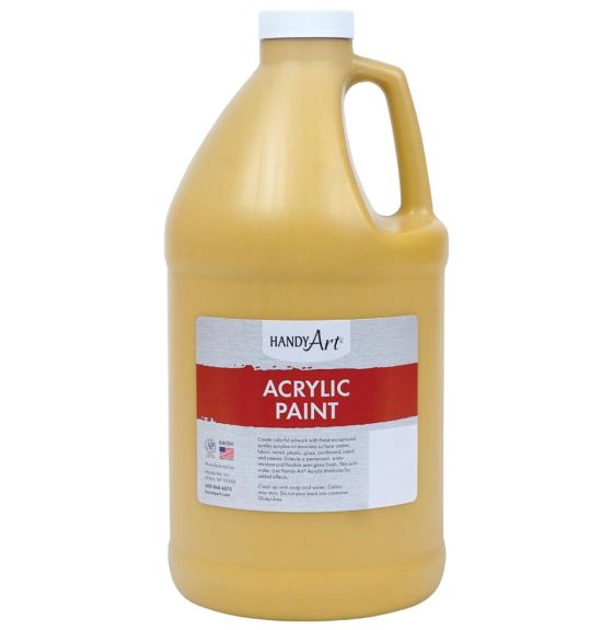 Handy Art 64oz Acrylic Paint - Yellow Oxide image