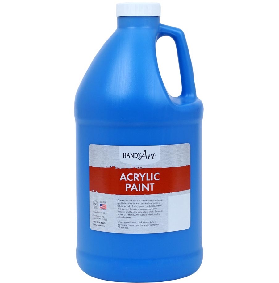 Handy Art 64oz Acrylic Paint - Cobalt Blue image