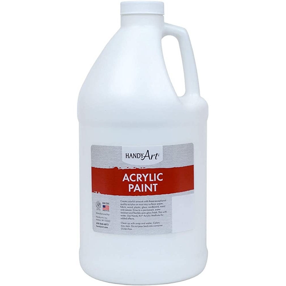 Handy Art 64oz Acrylic Paint - Titanium White image