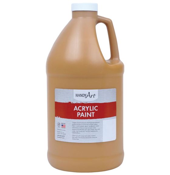 Handy Art 64oz Acrylic Paint - Raw Sienna image