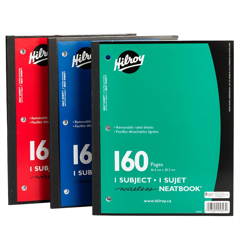 Hilroy Neat Book (10 1/2