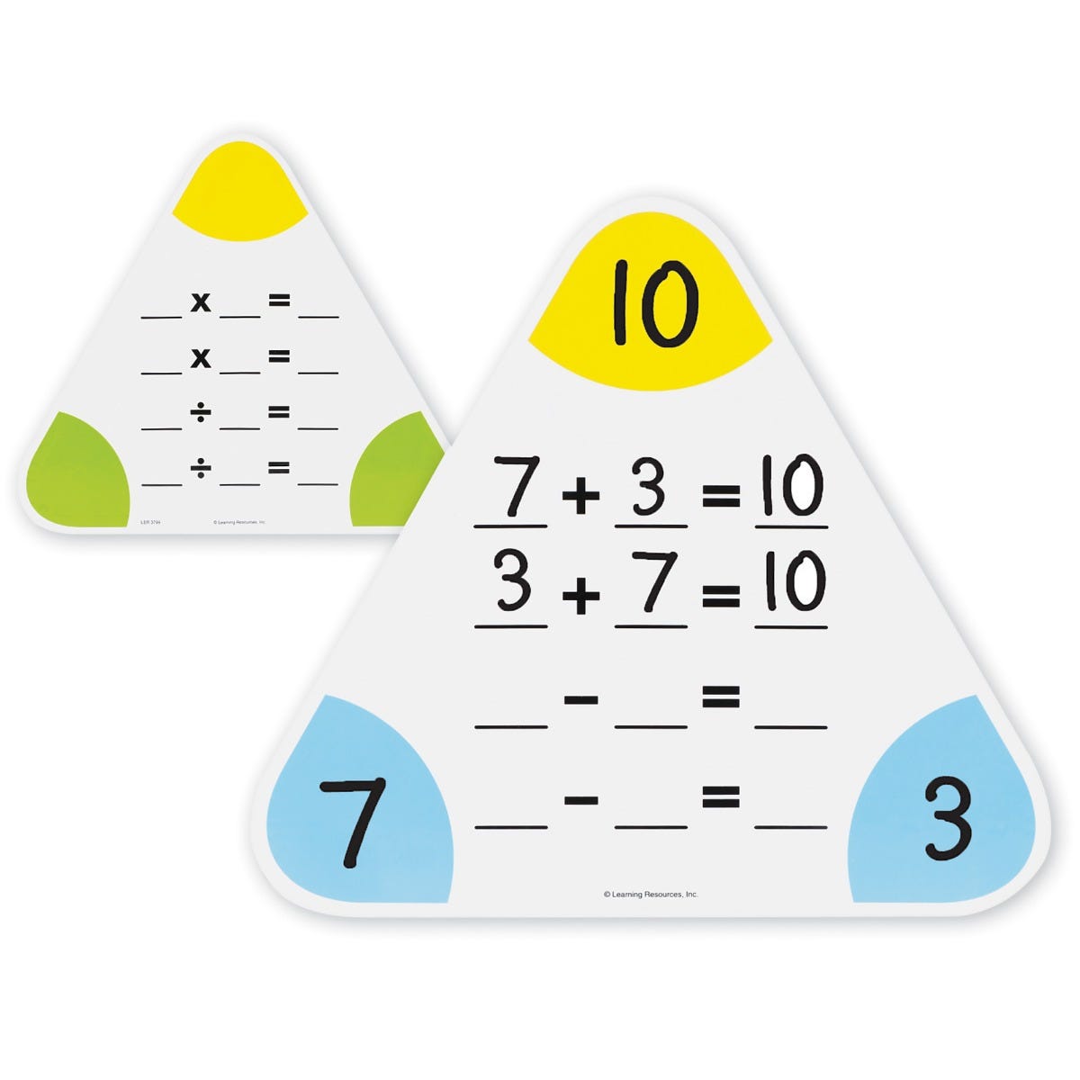 Write and Wipe Fact Family Boards (Set of 5) image