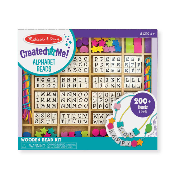 Melissa and Doug Alphabet Wooden Bead Kit image