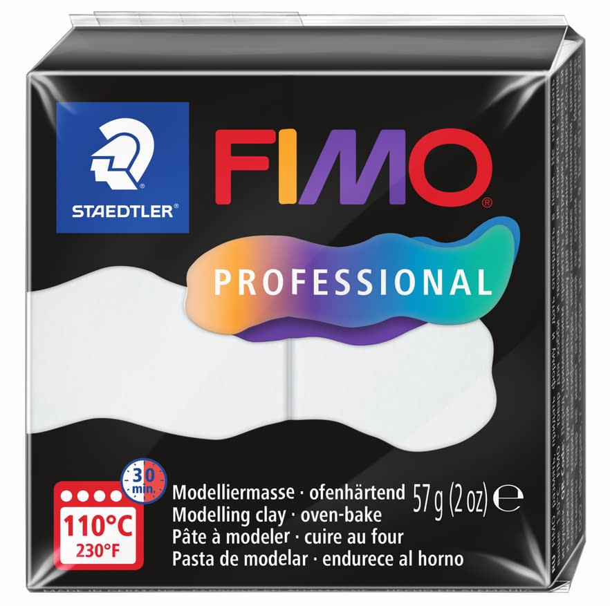 Fimo Modeling Clay Professional 57g - White image