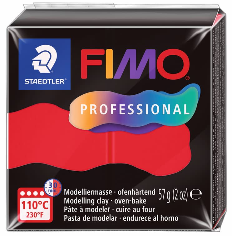 Fimo Modeling Clay Professional 57g - Red image
