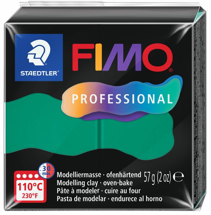 Fimo Modeling Clay Professional 57g - Green image