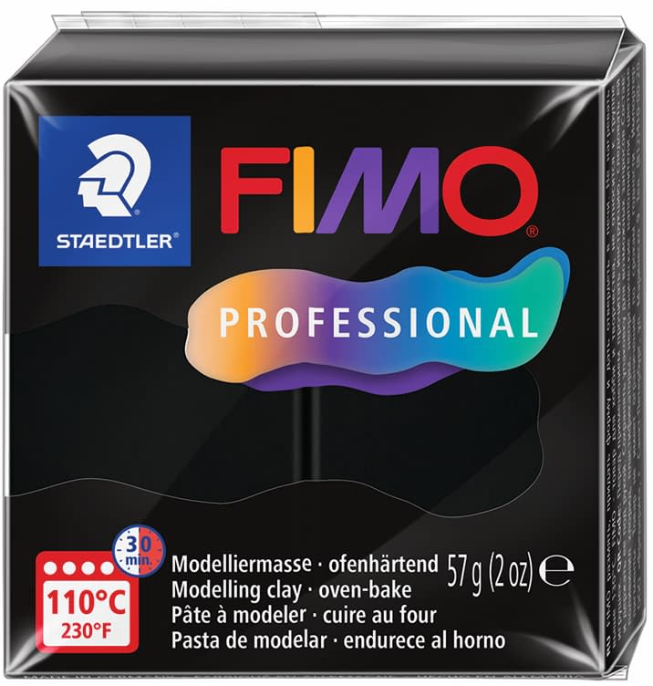 Fimo Modeling Clay Professional 57g - Black image