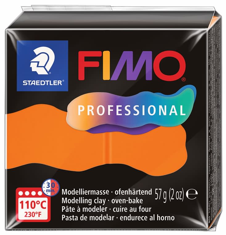 Fimo Modeling Clay Professional 57g - Orange image
