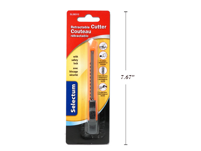 Retractable Slim Light Duty Carton Cutter 6