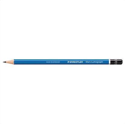 Staedtler Mars Lumograph 2B Drawing Pencil - Single image