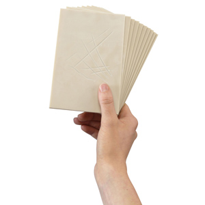 White Linoleum Soft Cut Blocks 6