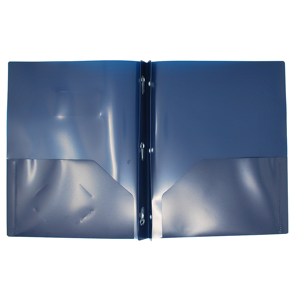 Winnable Translucent Report Cover with 3 Prong - Dark Blue image