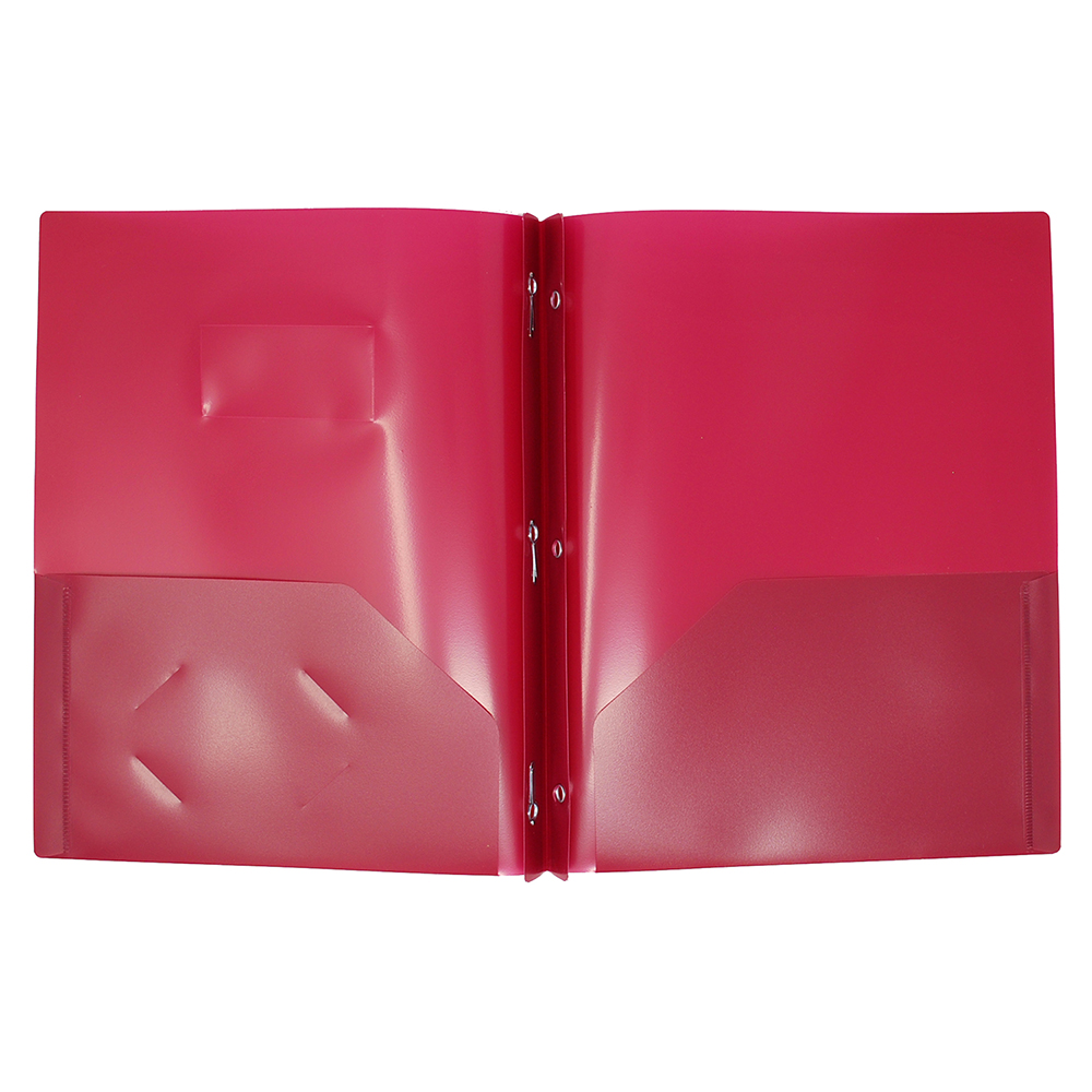 Winnable Translucent Report Cover with 3 Prong - Burgundy image