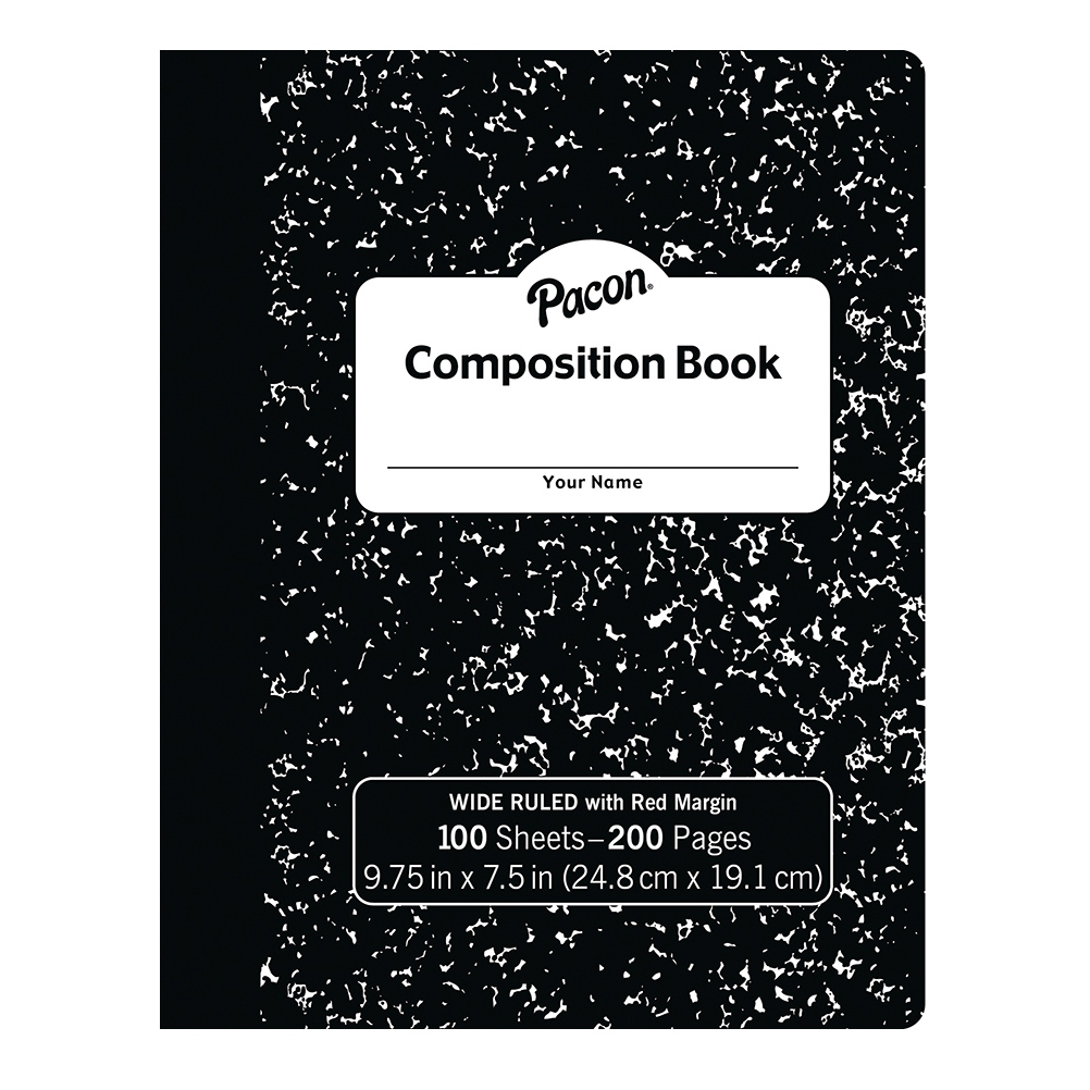 Single Subject Composition Book (9 3/4