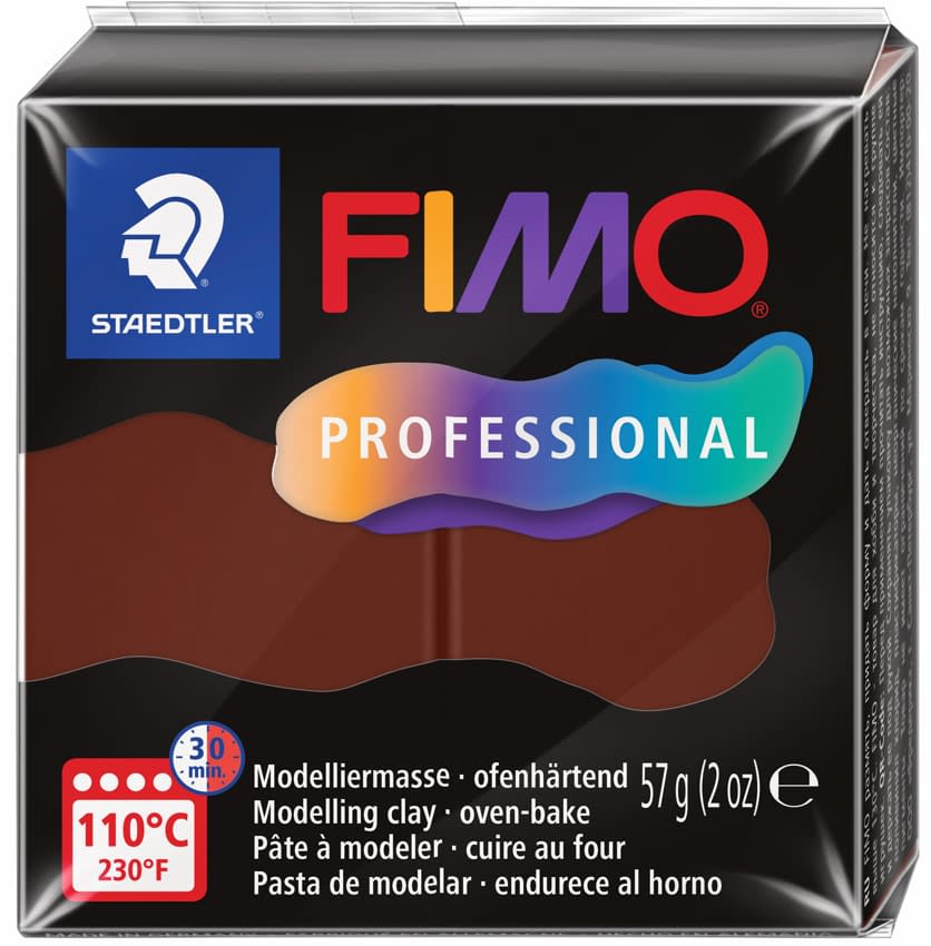 Fimo Modeling Clay Professional 57g - Chocolate Brown image