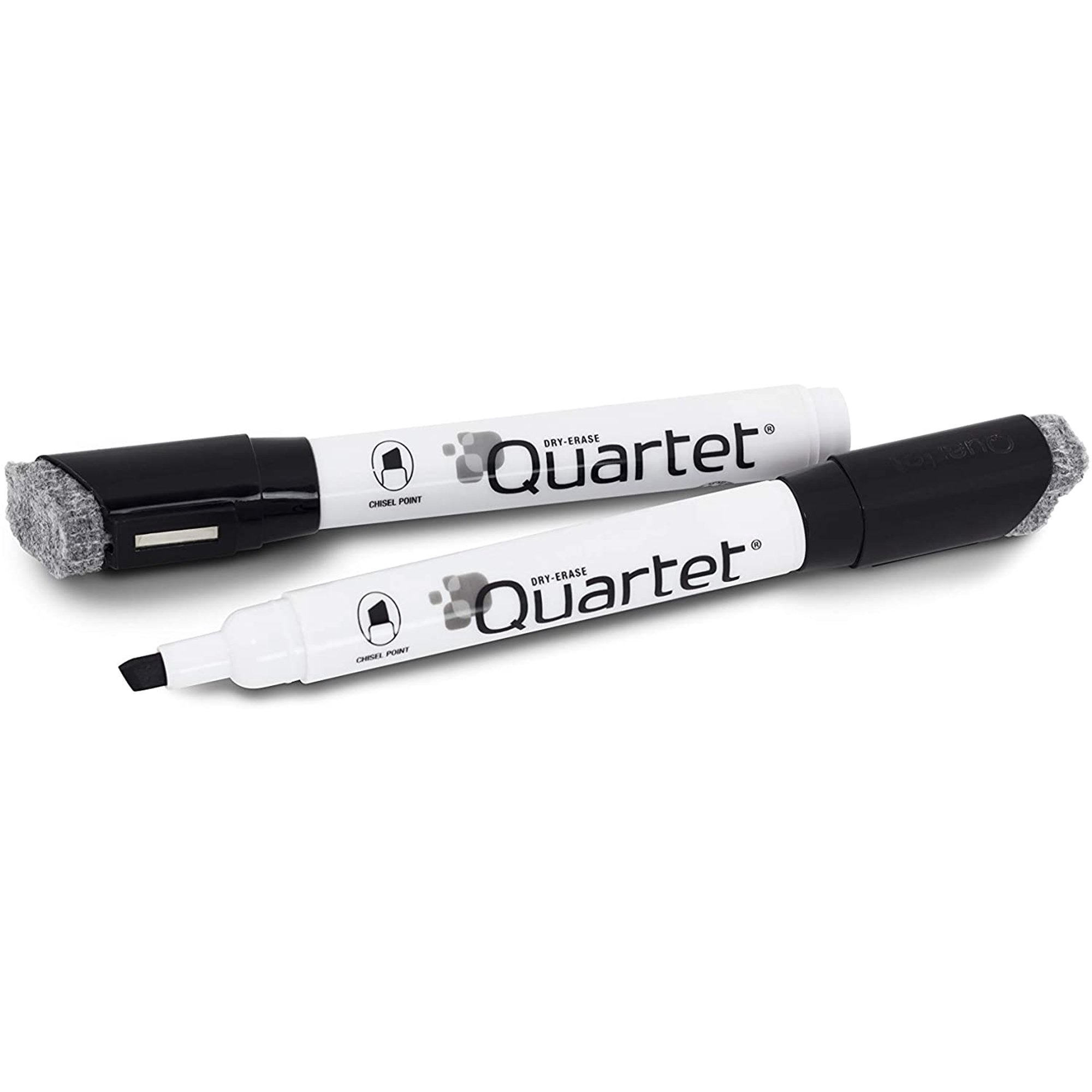 Quartet Magnetic Dry Erase Marker w/ Eraser Cap - Black image