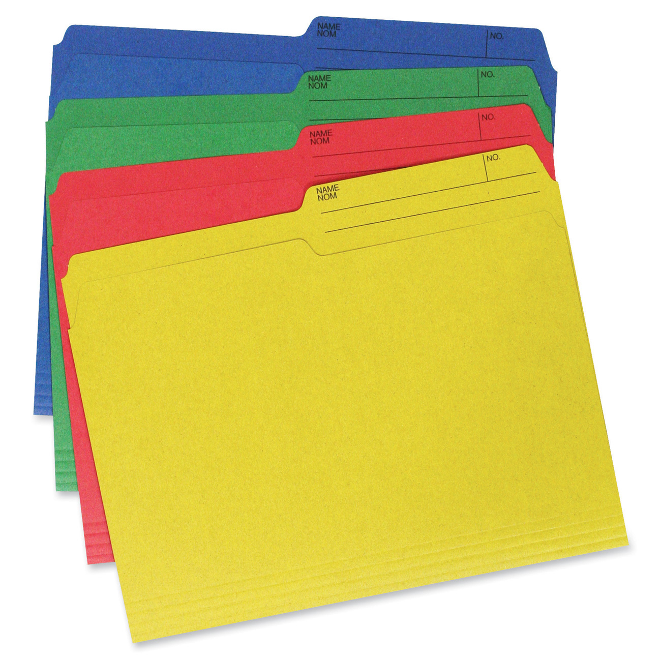 Hilroy File Folder Letter (1/2 Cut Tab) - Assorted Colours image