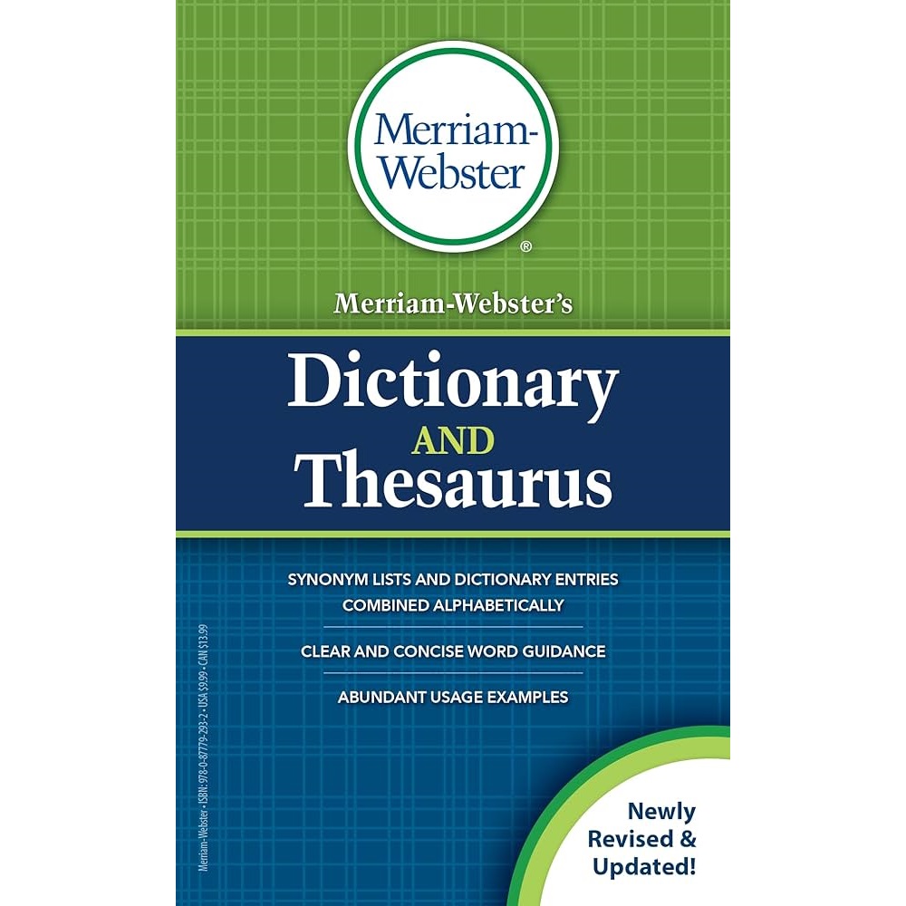 Merriam Webster's Dictionary and Thesaurus image