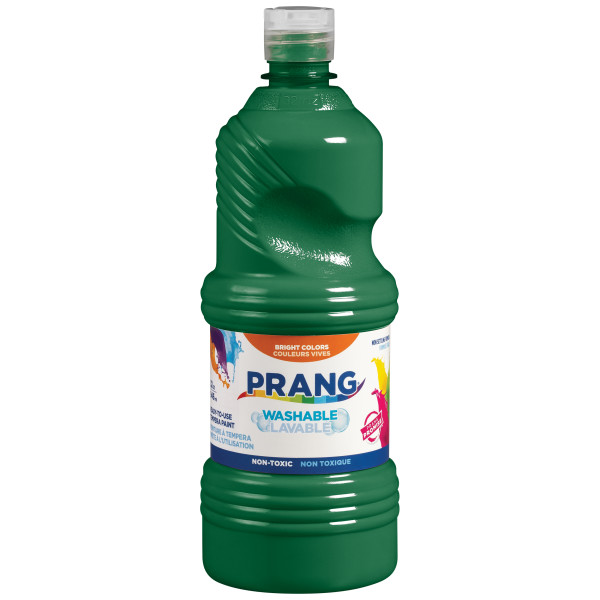 Prang Washable Liquid Tempera Paint (946 ml clear bottle) Green image