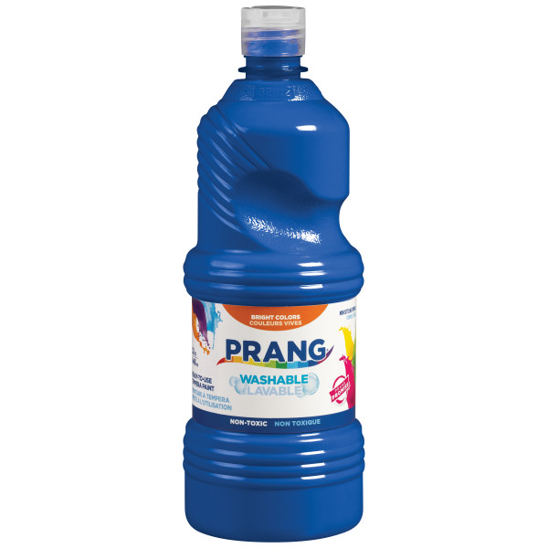Prang Washable Liquid Tempera Paint (946 ml clear bottle) Blue image