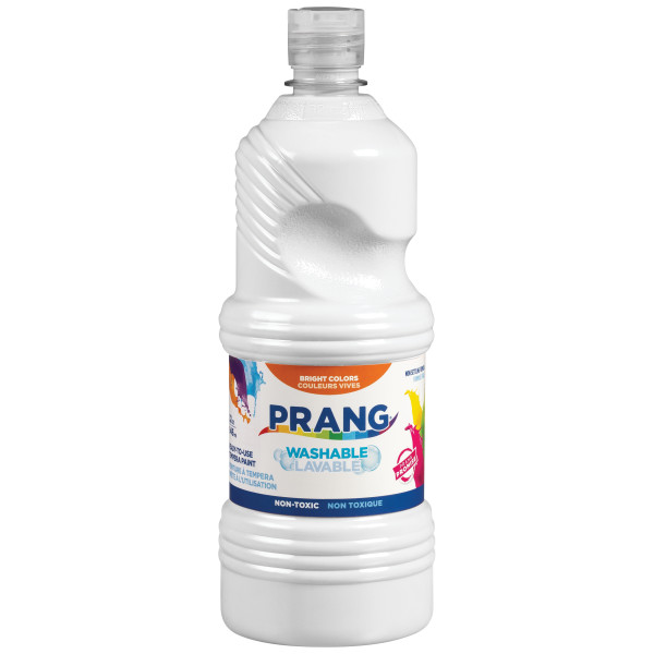 Prang Washable Liquid Tempera Paint (946 ml clear bottle) White image