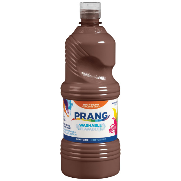 Prang Washable Liquid Tempera Paint (946 ml clear bottle) Brown image