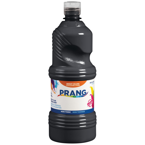 Prang Washable Liquid Tempera Paint (946 ml clear bottle) Black image