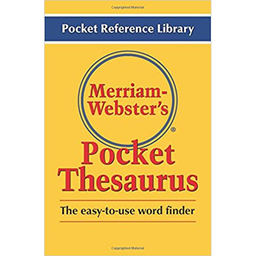 Merriam Webster Pocket Thesaurus  image
