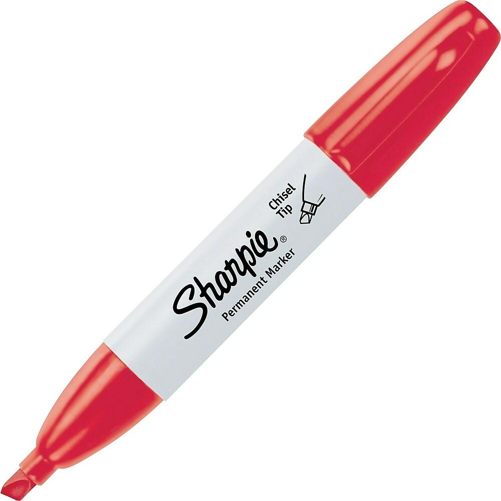 Sharpie Chisel Tip Permanent Marker - Red image