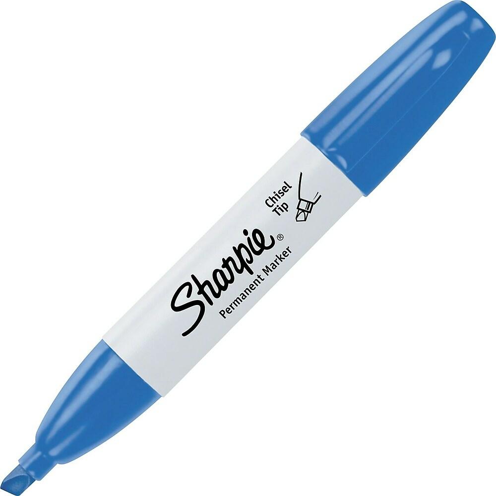 Sharpie Chisel Tip Permanent Marker - Blue image