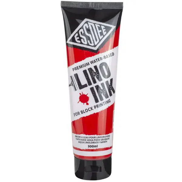 Essdee Lino Block Print Ink Watercolour Tube 300ml - Red image