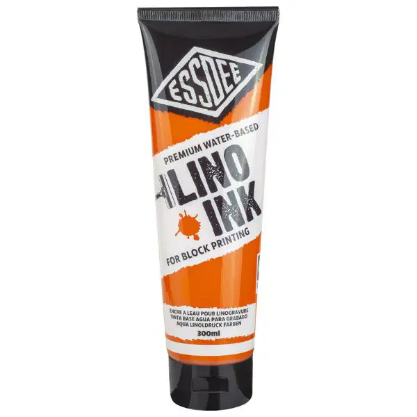 Essdee Lino Block Print Ink Watercolour Tube 300ml - Orange image