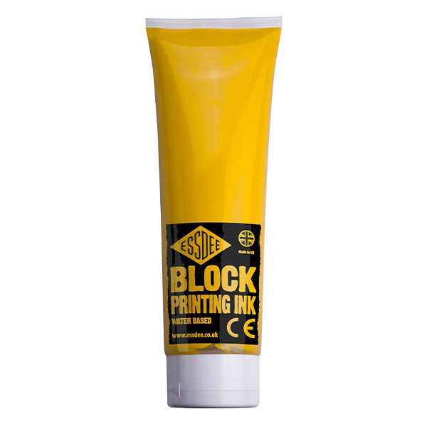 Lino Block Print Ink Watercolour Tube 300ml - Yellow image